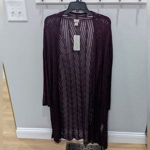 NWT Chico's Traveler's cardigan sweater **Chico's size 3 - US size XL/16**